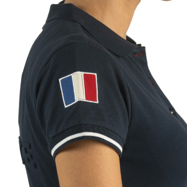 Polo femme France Collection Flags & Cup Polo femme France Collection Flags & Cup