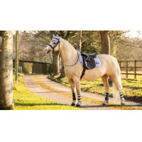 Bonnet anti-mouches LeMieux Junior Loire Bleu marine Bonnet anti-mouches LeMieux Junior Loire Bleu marine