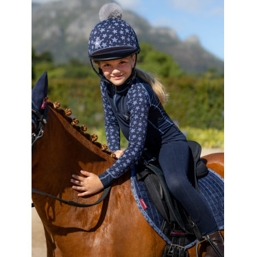 Toque Mini LeMieux pour casque Indigo Bleu Toque Mini LeMieux pour casque Indigo Bleu