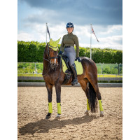 Tapis LeMieux dressage square - luxury Bleu benetton