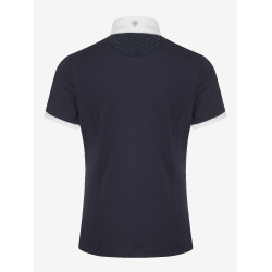 Chemise de concours LeMieux Young Rider Belle Bleu marine Chemise de concours LeMieux Young Rider Belle Bleu marine