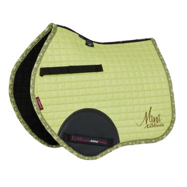 Tapis Mini LeMieux Suede Jump Square Kiwi Kaki