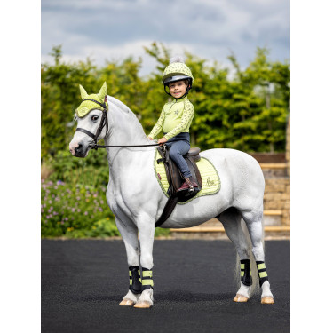 Tapis Mini LeMieux Suede Jump Square Kiwi Kaki