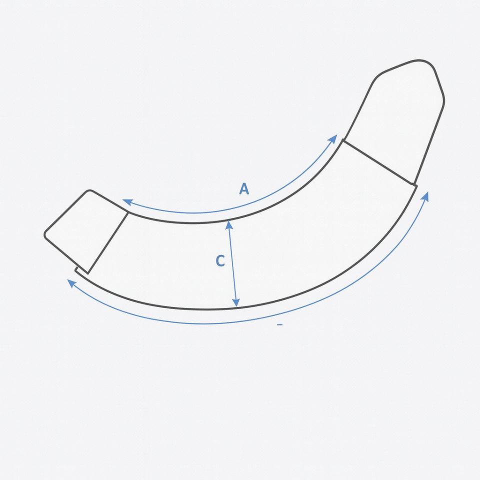 Illustration du guide des tailles pour Cloches cheval Kingsland
