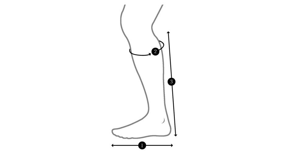 Illustration du guide des tailles pour Bottes équitation LeMieux