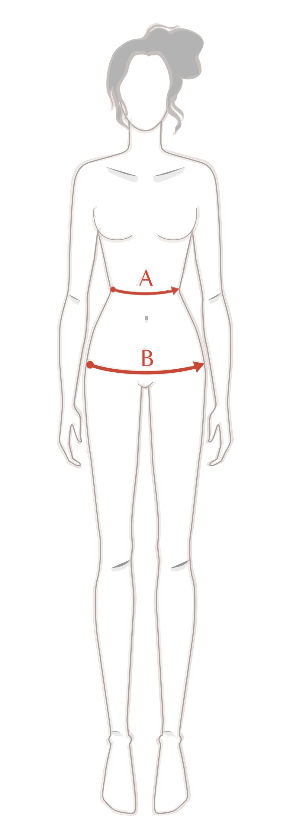 Illustration du guide des tailles pour Pantalon femme Horze