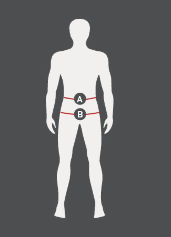 Illustration du guide des tailles pour Pantalon homme ELT