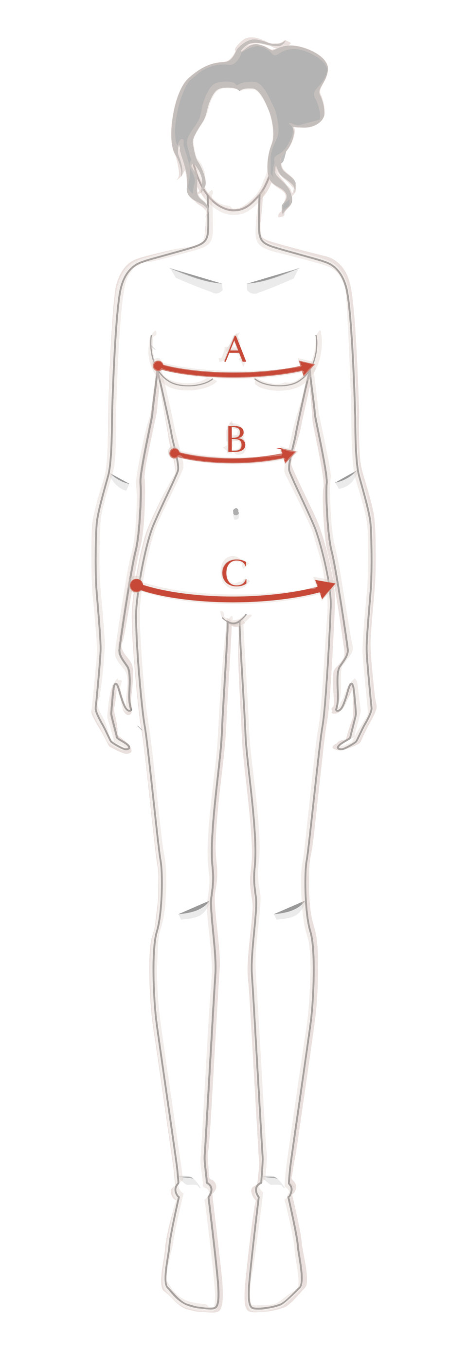 Illustration du guide des tailles pour Blouson équitation femme B Vertigo