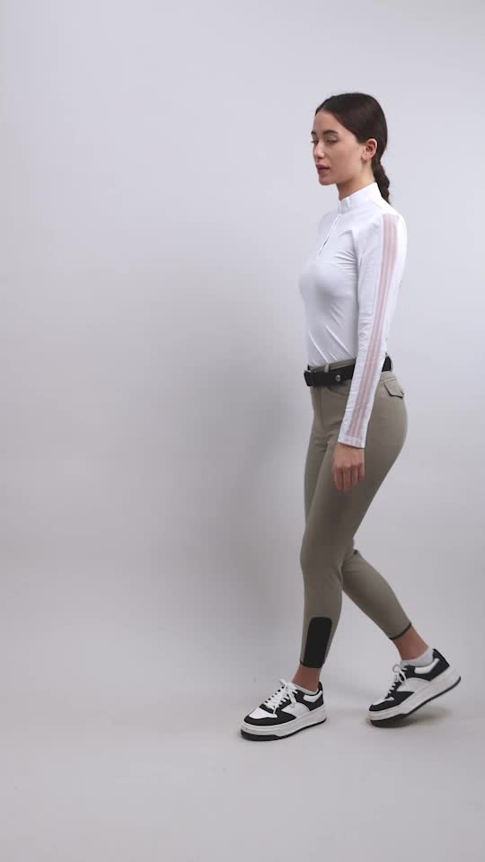 Harcour Costas Pantalon Equitation Femme Beige (Beige)