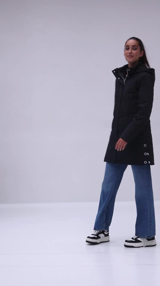 Harcour Pich Parka longue Noir (Black)