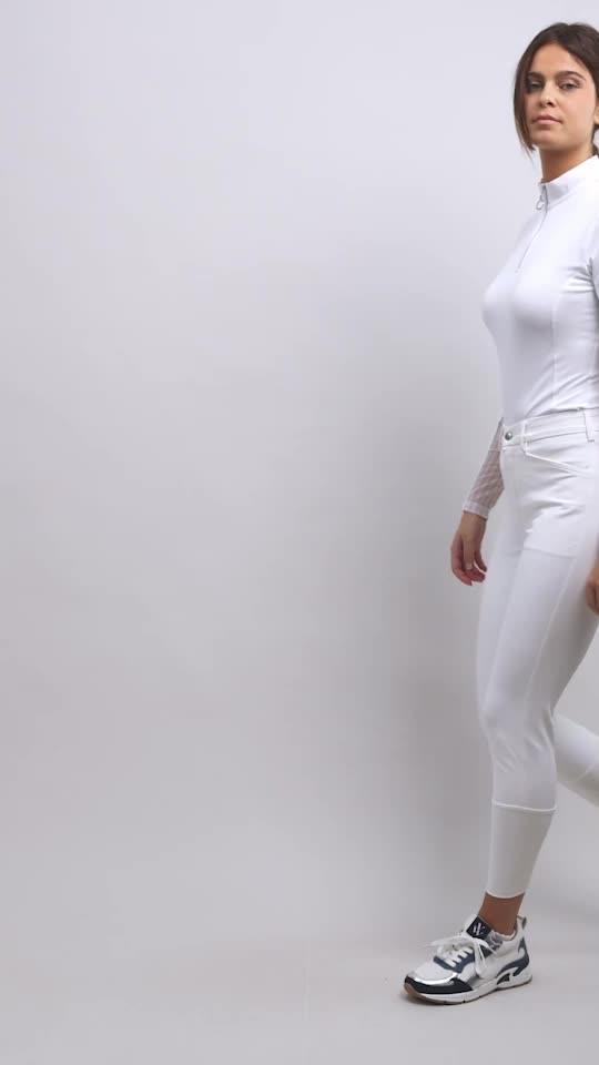 Harcour Poris Polo Technique Blanc (White)