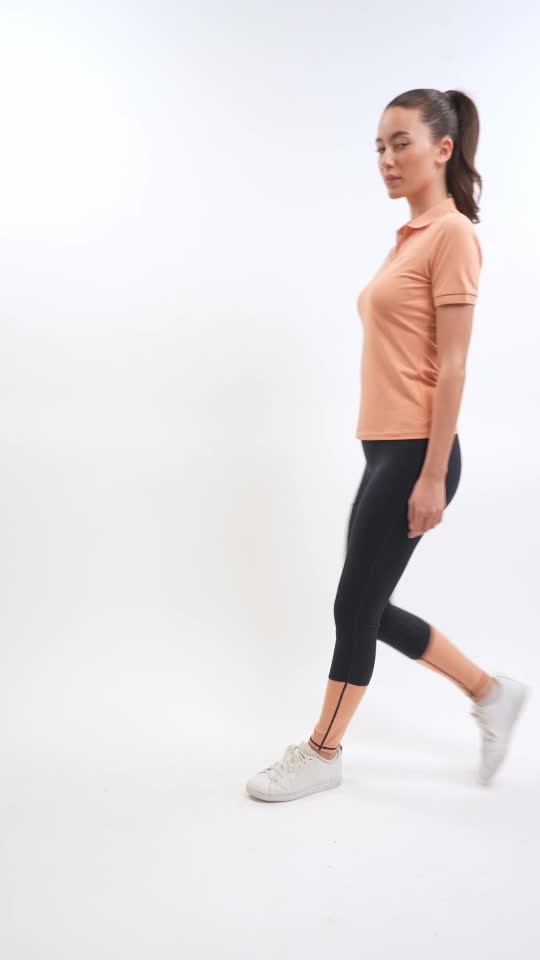Harcour Popsy Polo technique Abricot (Apricot)