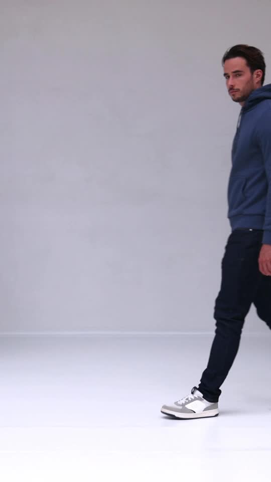 Harcour Samy Sweat homme Steel Blue