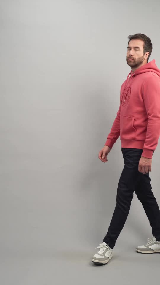Harcour Samy Sweat homme Rose (Oldpink)