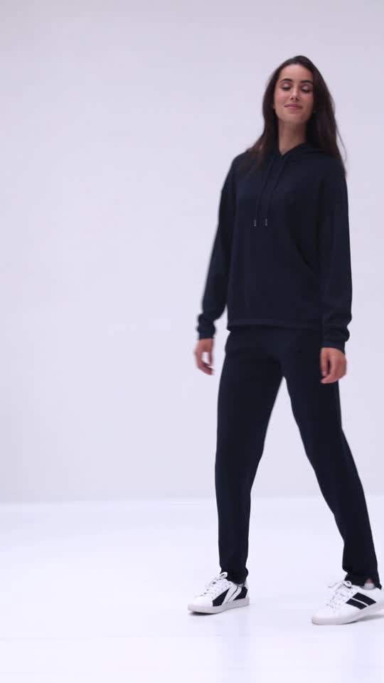 Harcour Swambo Sweat Navy Shiny