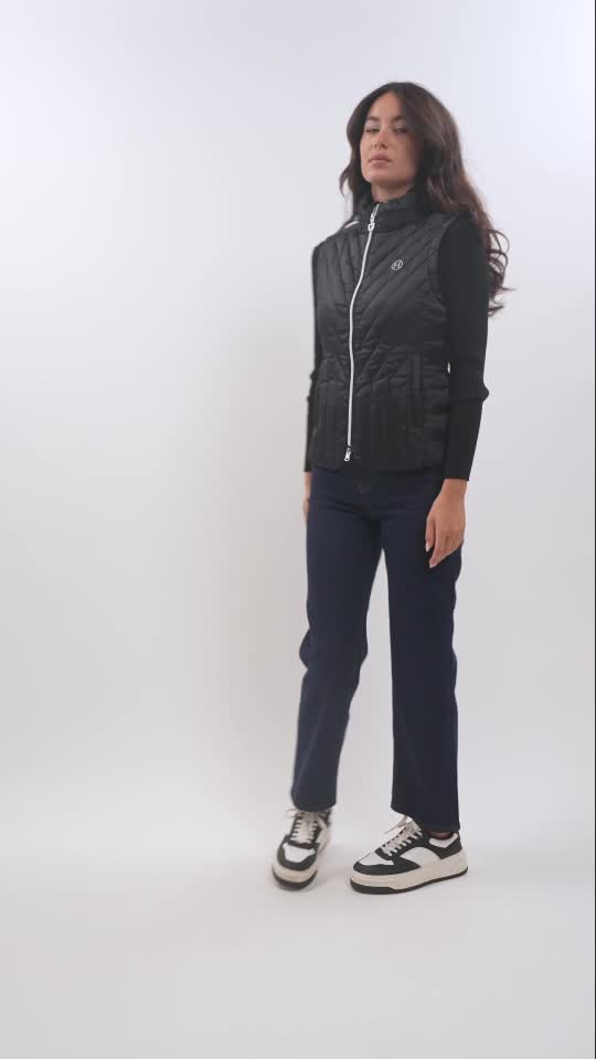 Harcour Agnes Gilet sans manches Noir (Black)