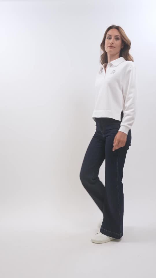 Harcour Alisson Polo Sweat Blanc (White)