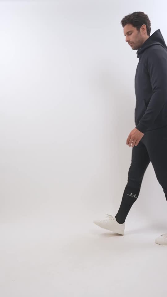 Harcour Aron Sweat technique zippé Marine (Navy)