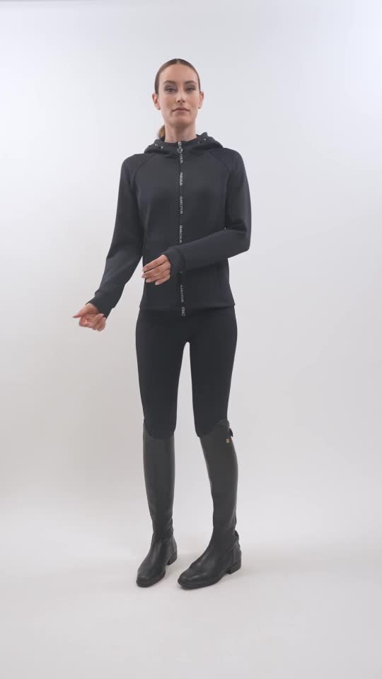 Harcour Ava Sweat technique zippé Marine (Navy)