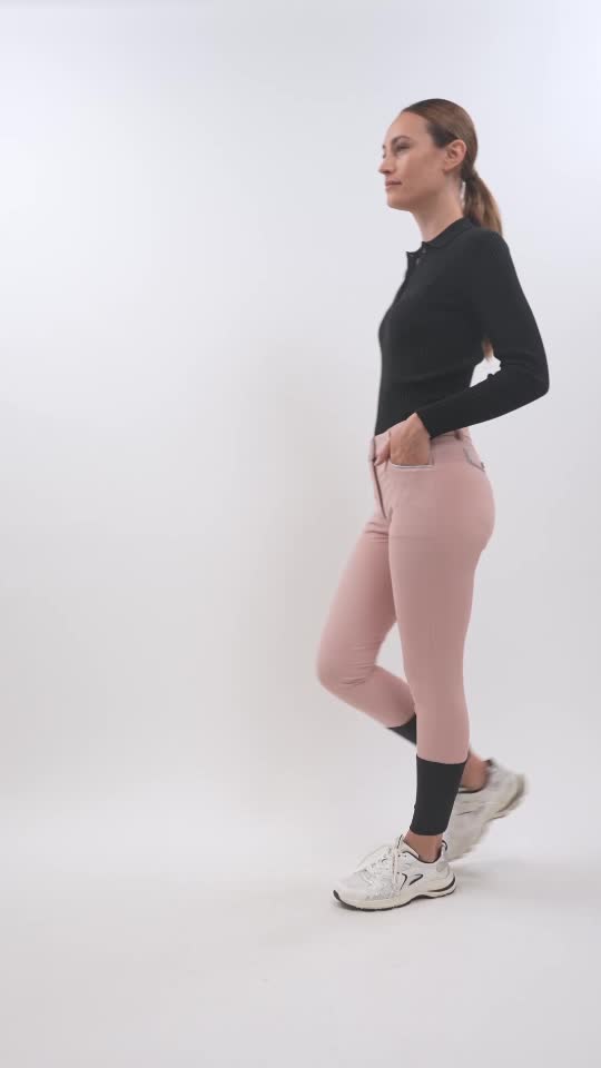Harcour Jaltika Pantalon équitation Winter 25 Pivoine (Light pink)