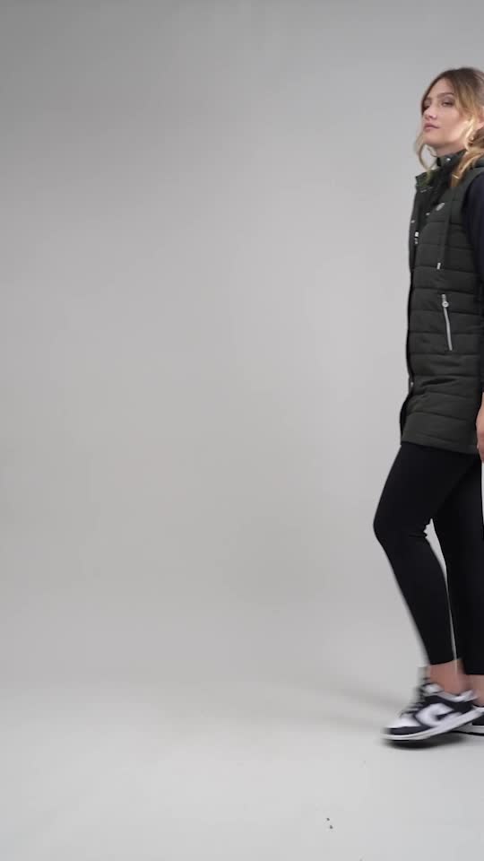 Harcour Boliva long Gilet sans manches Kaki (Khaki)