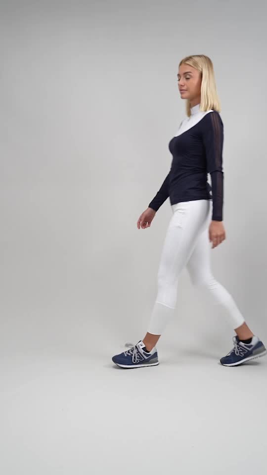 Harcour Coquette Polo de concours Marine (Navy)