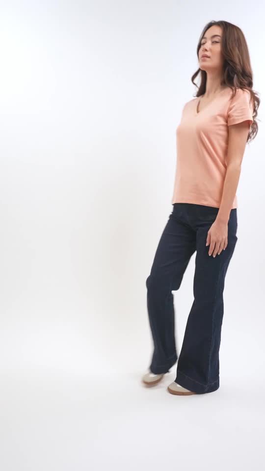 Harcour Taraza Tee-shirt Abricot (Apricot)